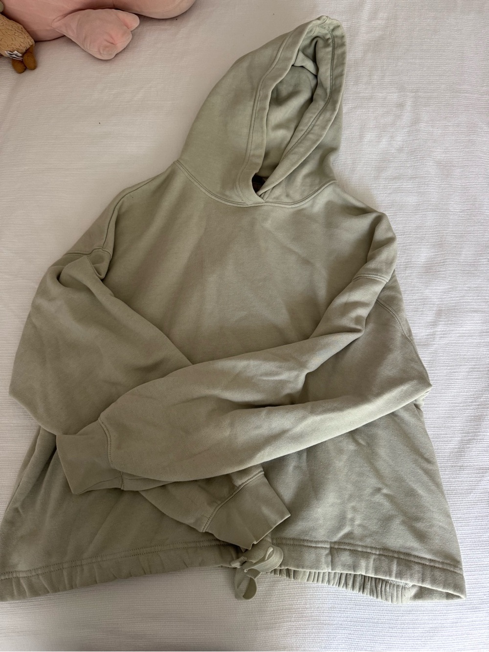 H&M Sage Green Drawcord Hoodie